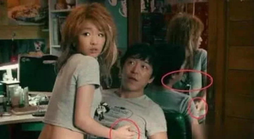 小孩子不能看的穿帮镜头:鹿晗背心拉过头,周冬雨黄渤在干啥?