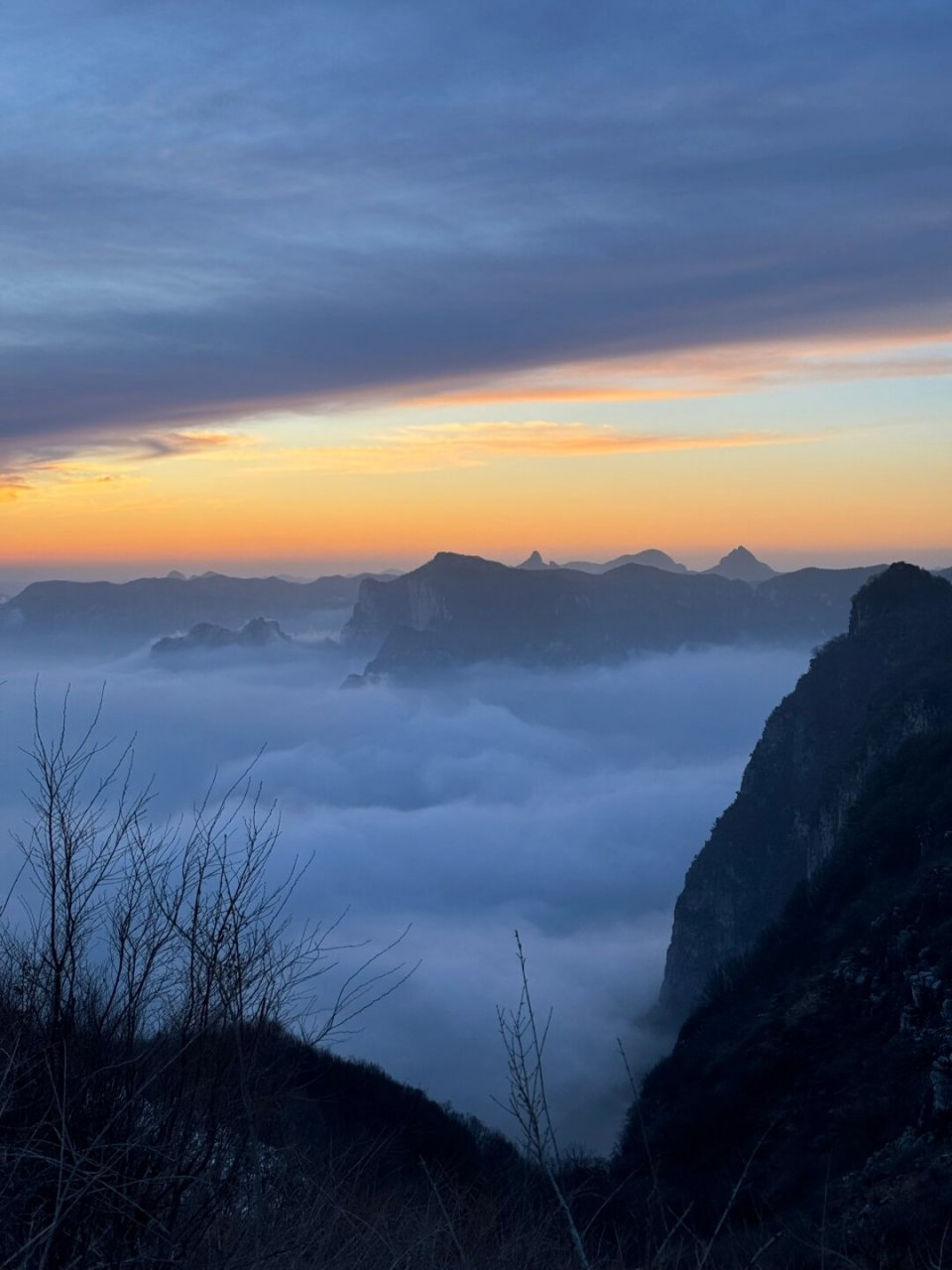 我看到了人生云海  当我漫步于太行山的云雾缭绕之中7815,心中曾