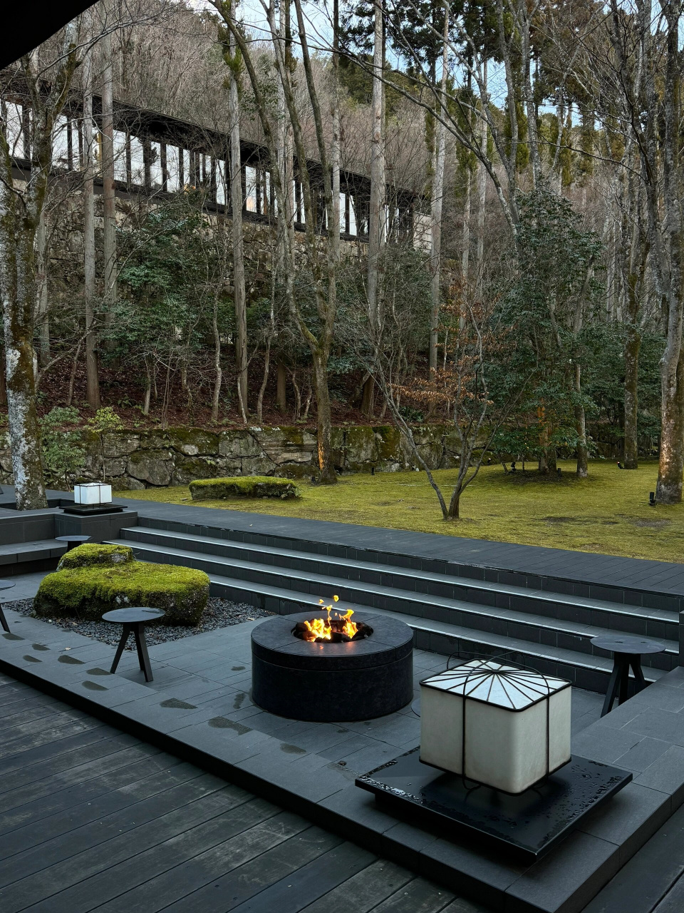 京都安缦好静好禅  年前日本行体验了京都的安缦 整个酒店坐落于山林