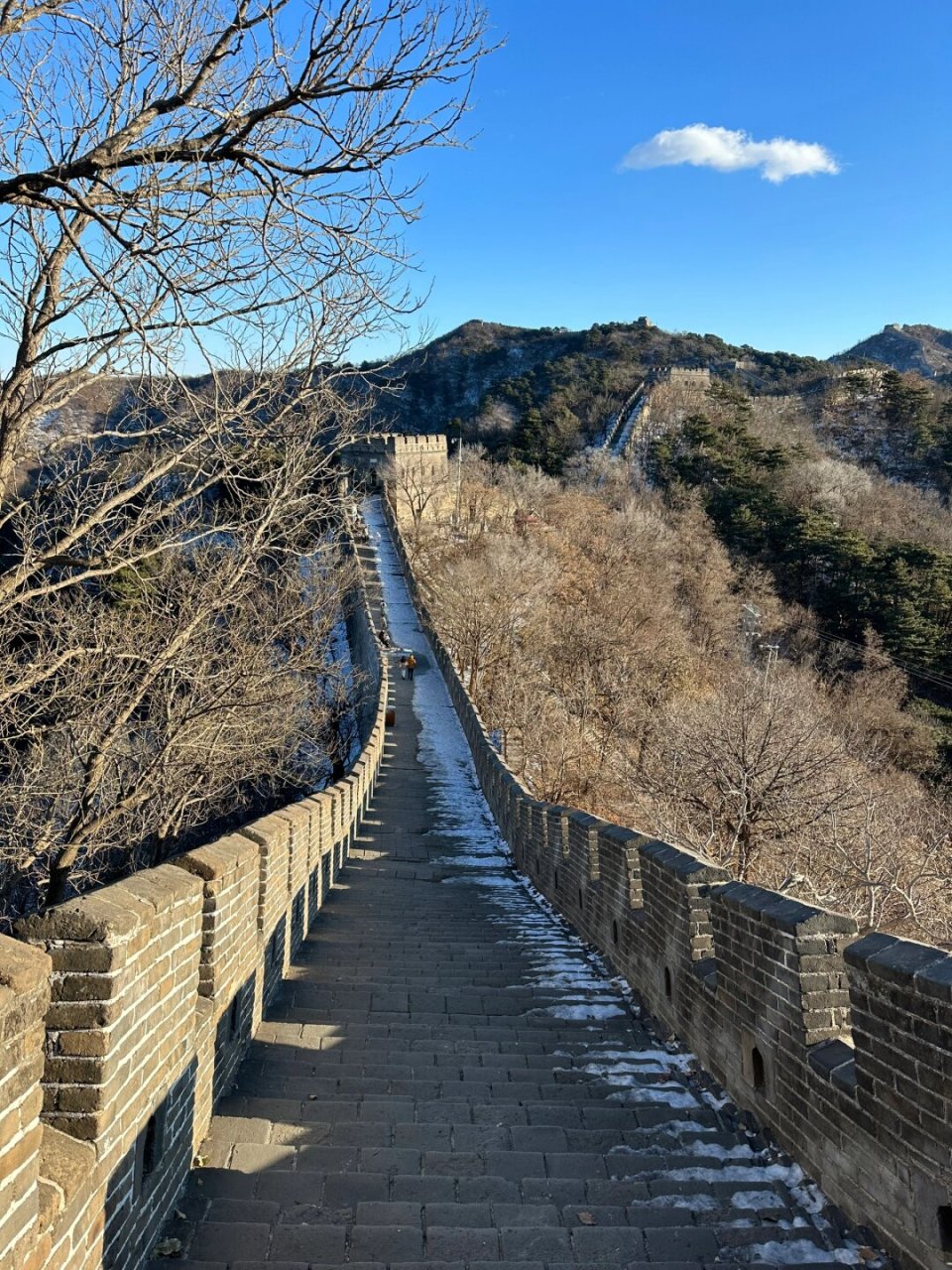 慕田峪雪景图片