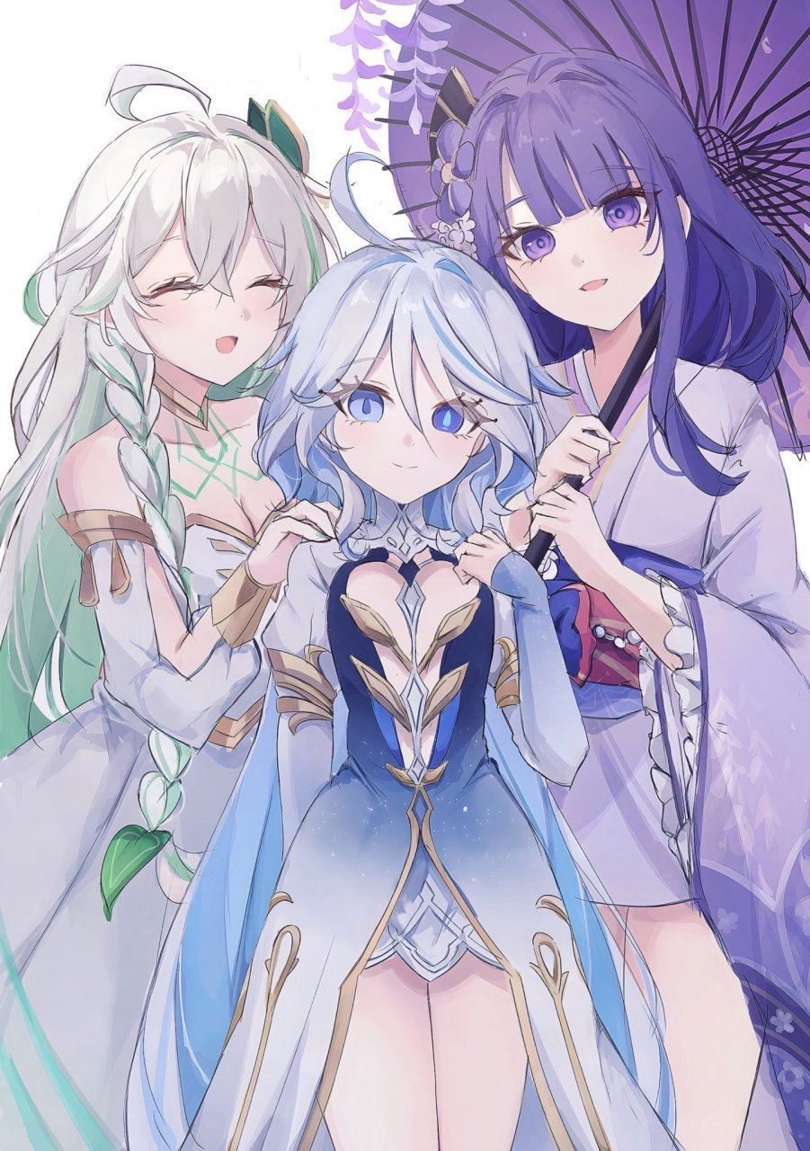 原神# 三神~三位美女