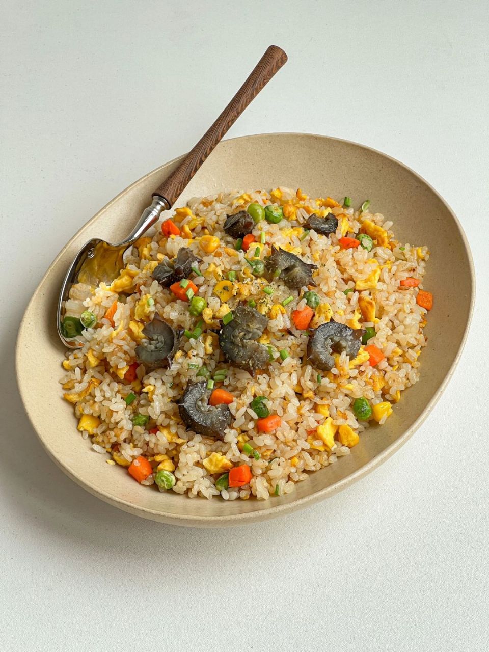 海参蛋炒饭真的是好吃又超方便!