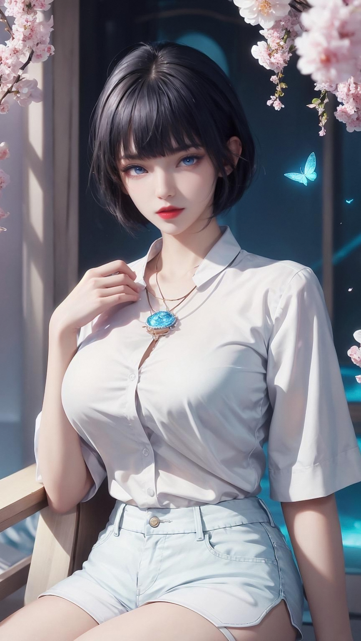 国漫女神ai绘画|《吞噬星空》姬青4k高清手机壁纸分享:外星御姐,与洪