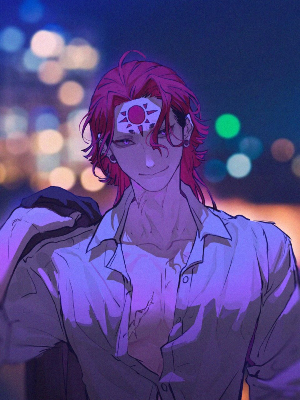 腹肌动漫男  9094 他是那个充满热血与冒险的动漫世界里的腹肌