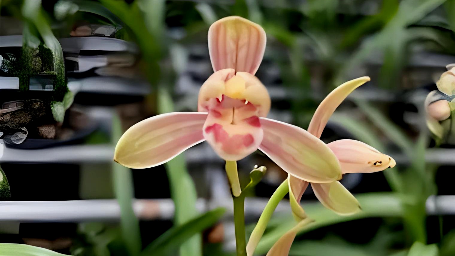 兰花(建兰)欣赏《红一品》