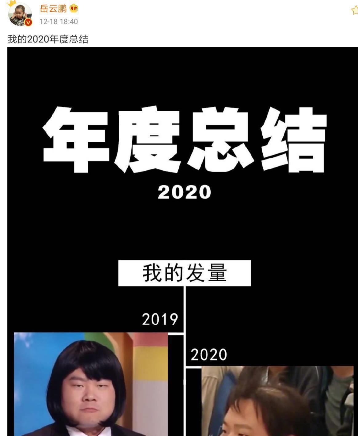 继战绩图后,岳云鹏再出年度总结,最后一项真的不能忍