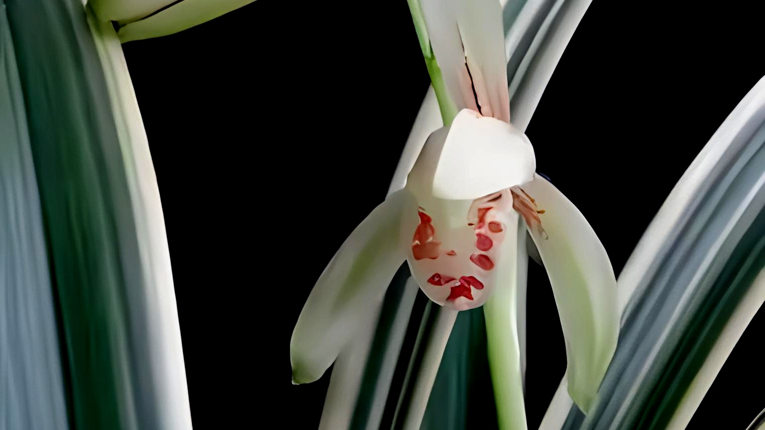 兰花(建兰)欣赏《峨嵋弦》