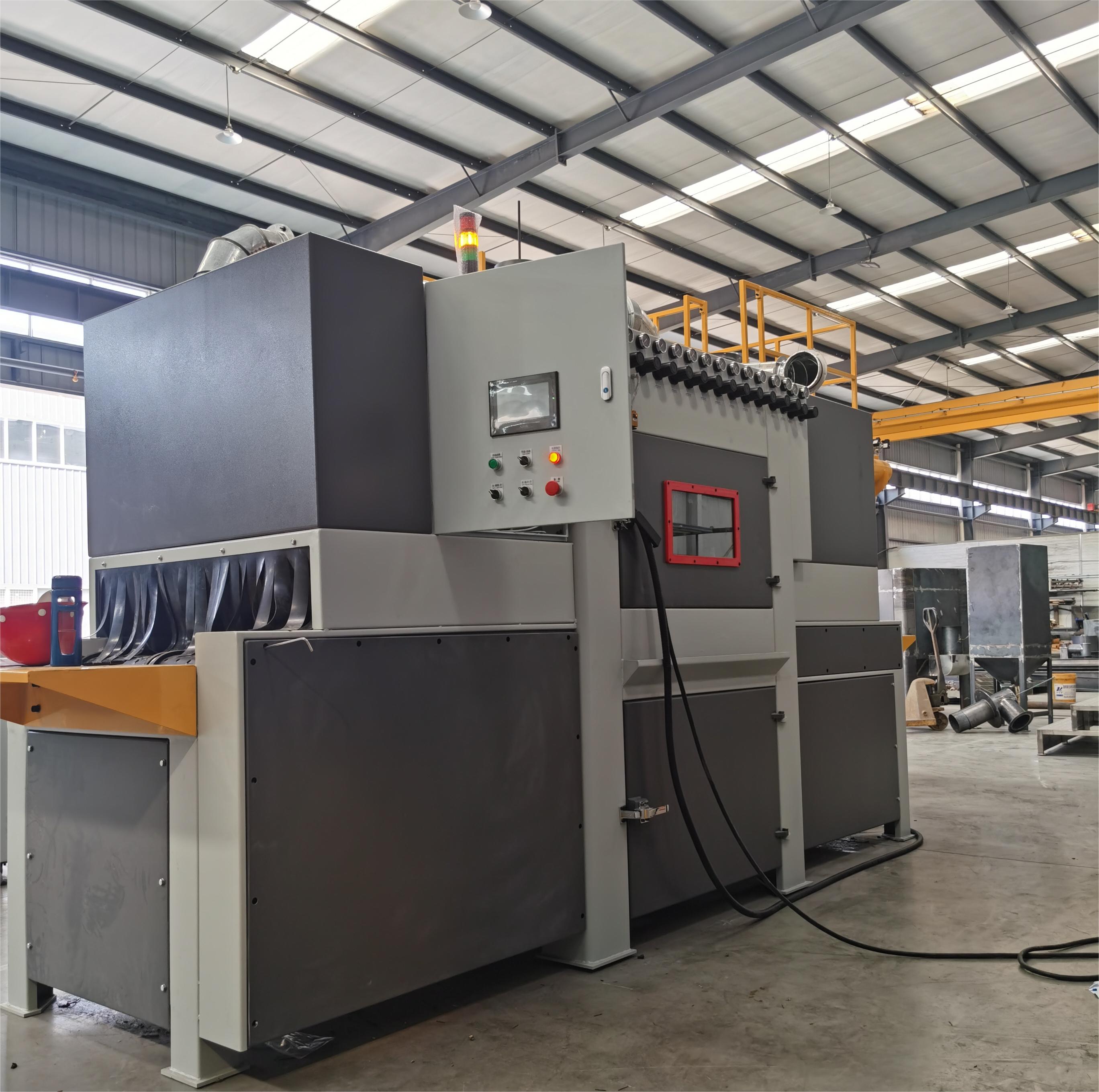 自动喷砂机工作流程