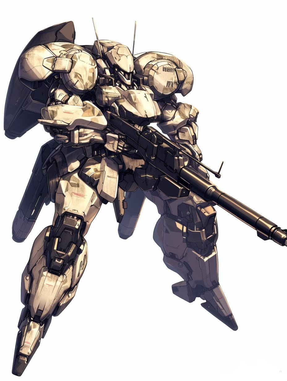 ai创作:写实风格机甲插画作品欣赏