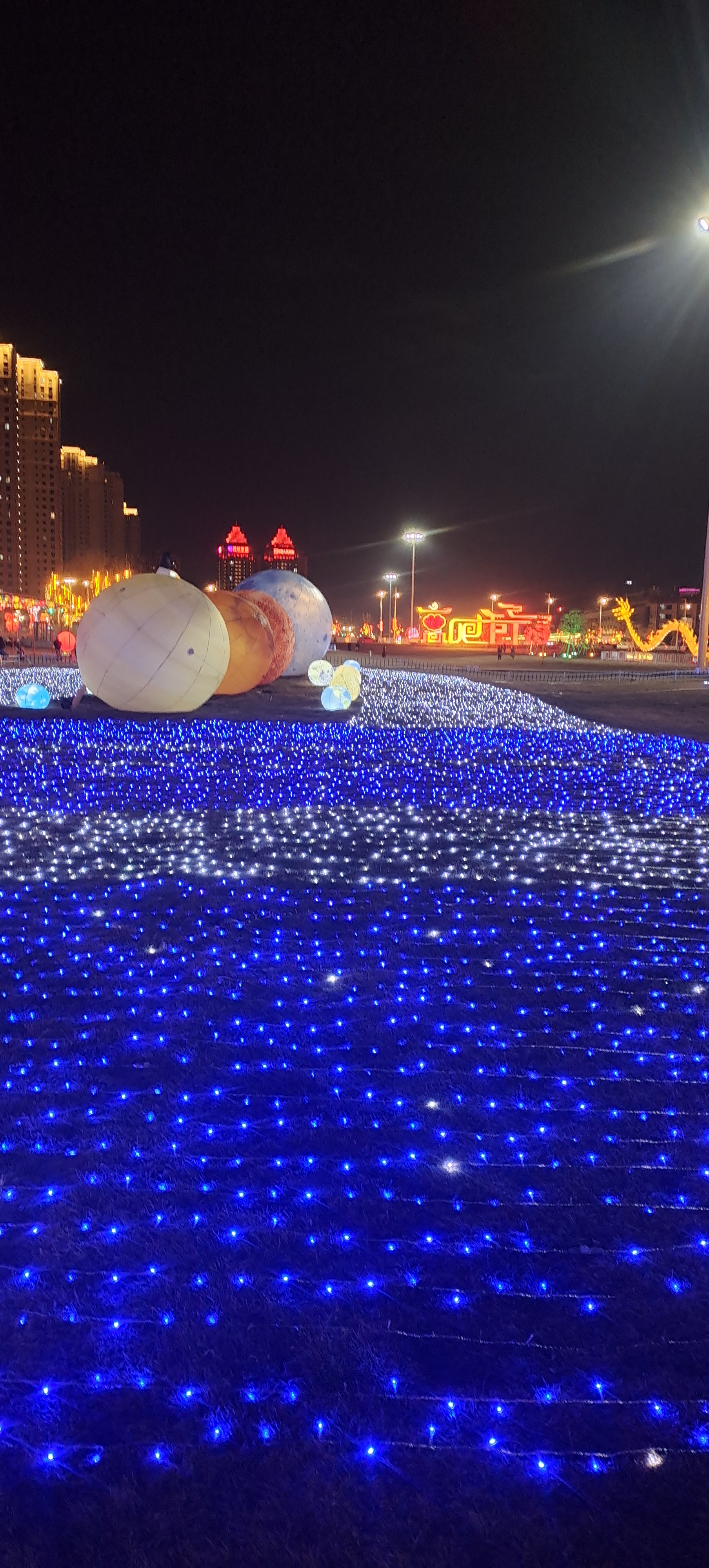 石家庄夜景照片图片