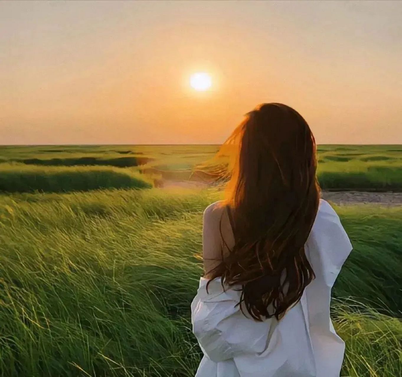 治愈系真人女生头像