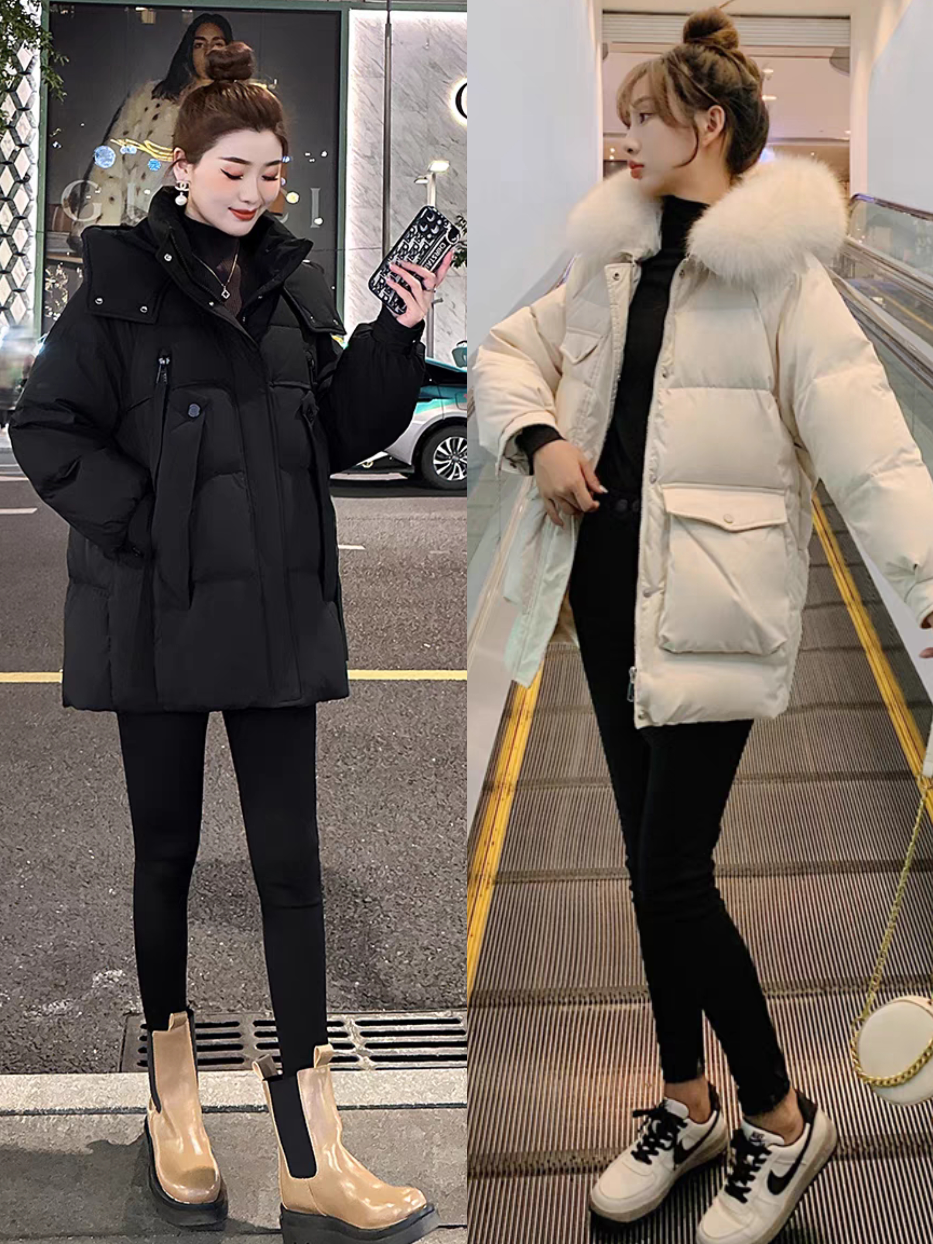 穿衣搭配 --小个子女生春季短款羽绒服保暖又好看的穿搭 技巧?