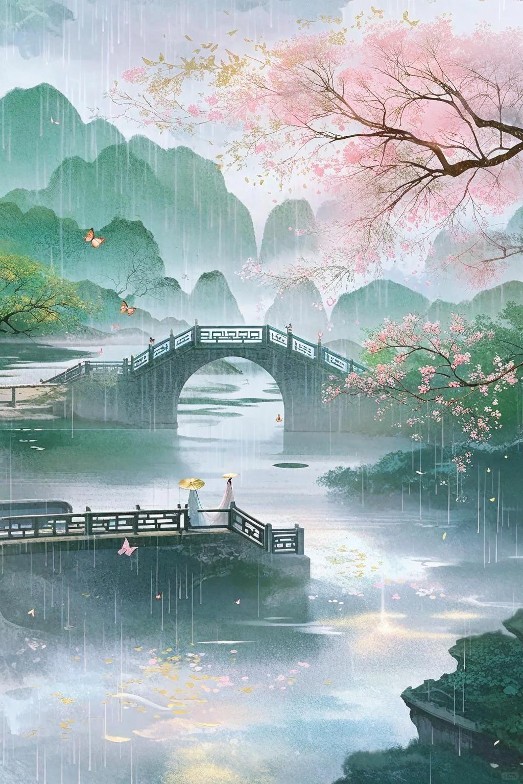 50首醉美春光诗词轻轻拨动你的心弦点点沁出你的情愫