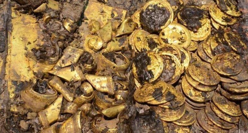 2000年前古墓挖出十吨钱山黄金超6万克墓主为何这么土豪