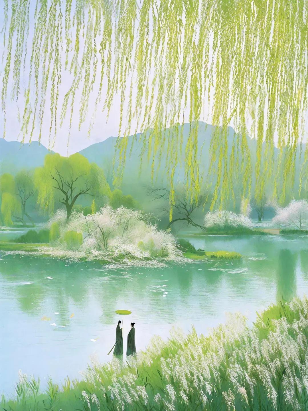 50首醉美春光诗词轻轻拨动你的心弦点点沁出你的情愫