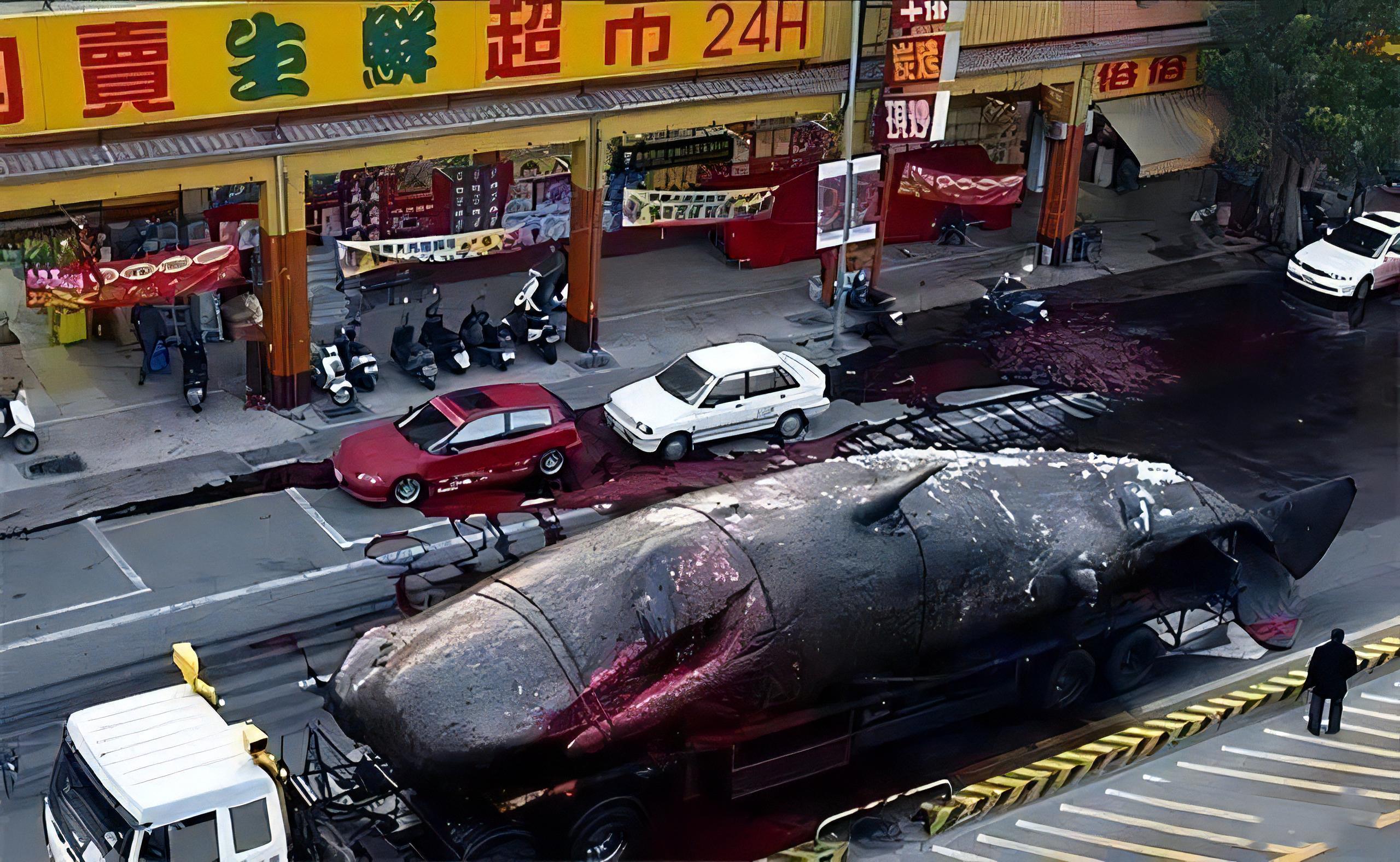 "一鲸爆,万物死"!鲸爆的威力有多恐怖?台湾街头就曾上演过