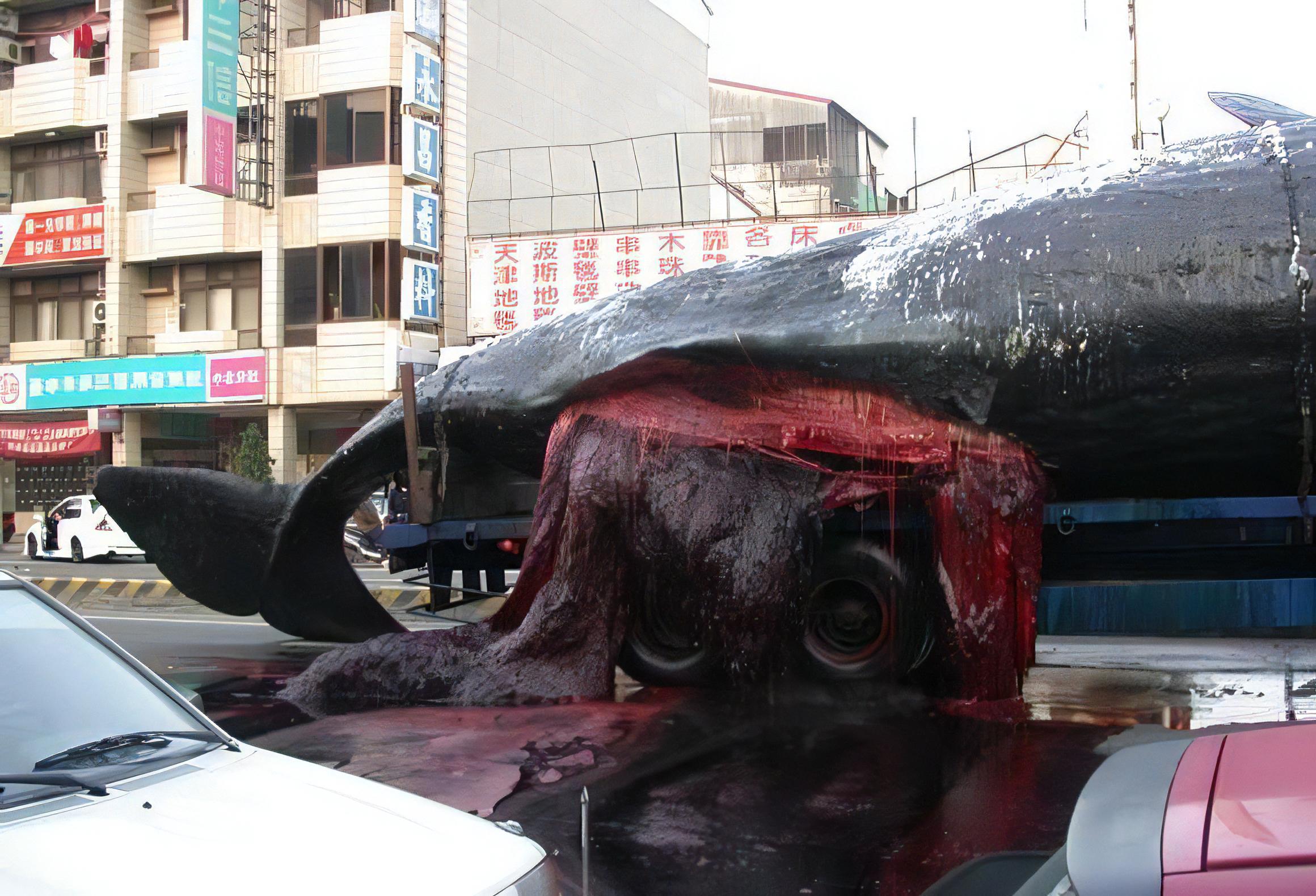 "一鲸爆,万物死"!鲸爆的威力有多恐怖?台湾街头就曾上演过