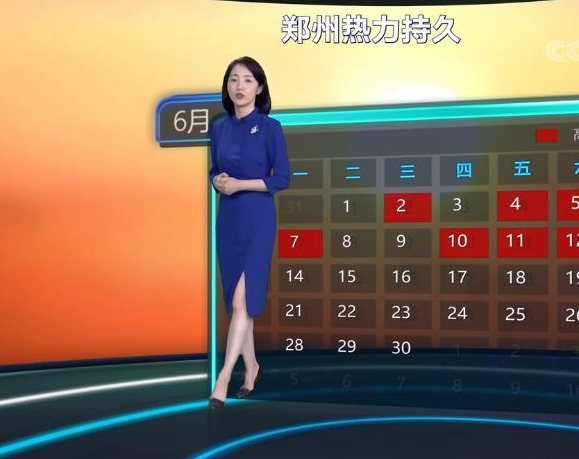 1995年,杨丹刚一进入央视就成为了《天气预报》的主持人,得知此事后