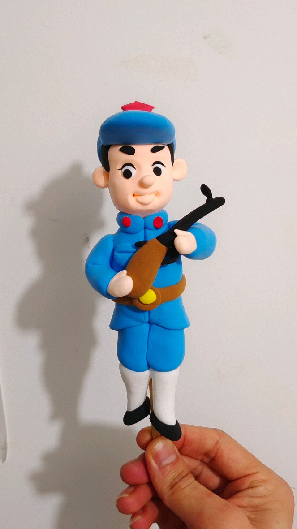 小乔老师教你捏红军,阎良面塑欢迎大家关注