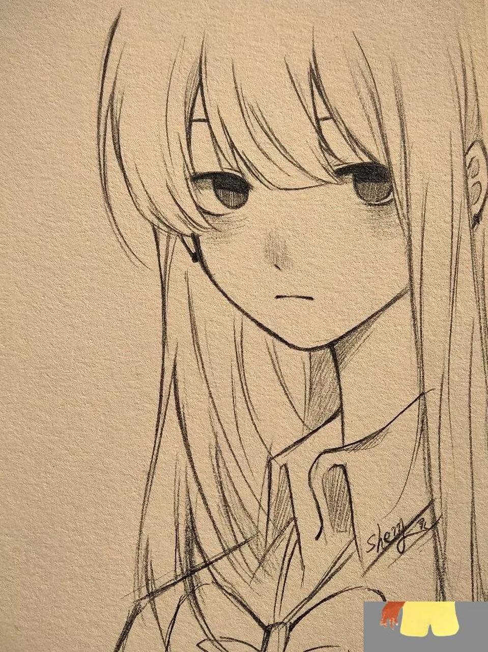 背影越来越远了 #绘画过程图#手绘临摹#铅笔画