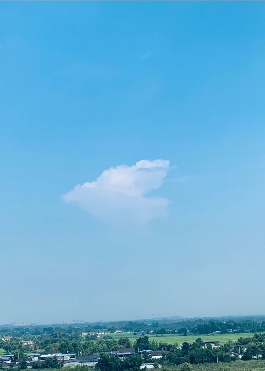 只要天气好的晴天都喜欢看天上的云  天空的云朵,每朵都有独特的姿态