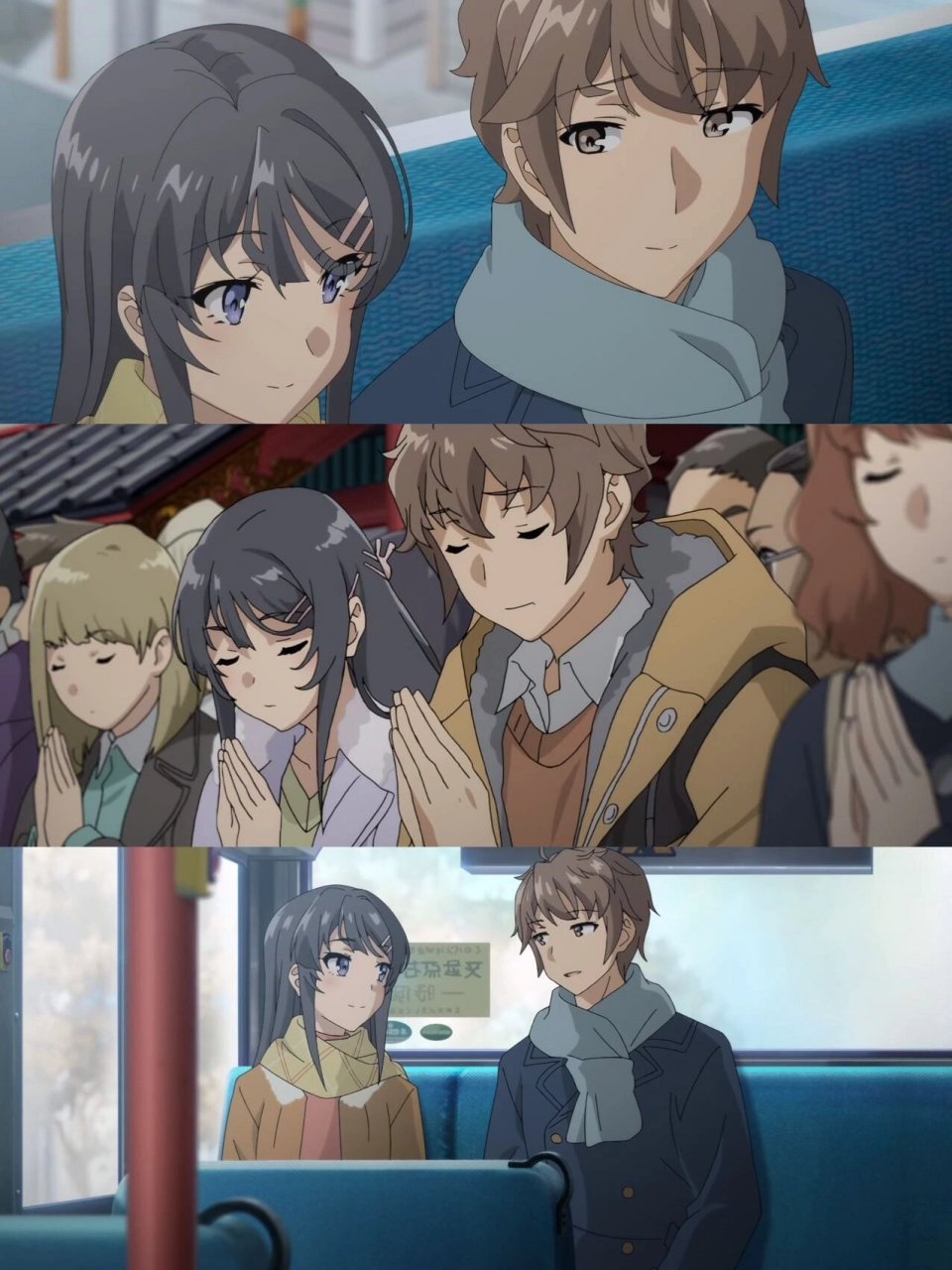 《青春猪头少年不会梦到兔女郎学姐》 	  故事是这样的,男主梓川咲太