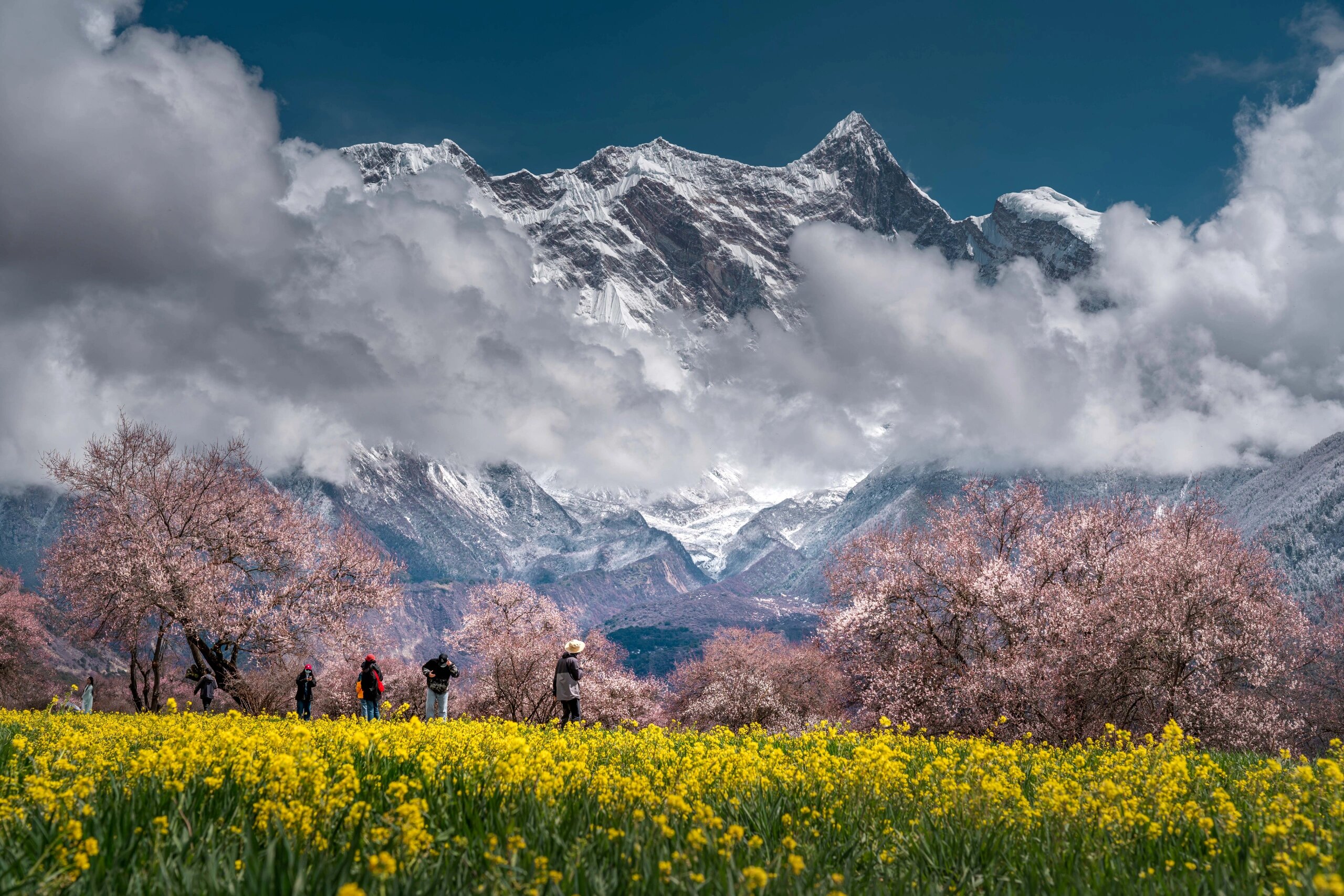 房山桃花谷图片