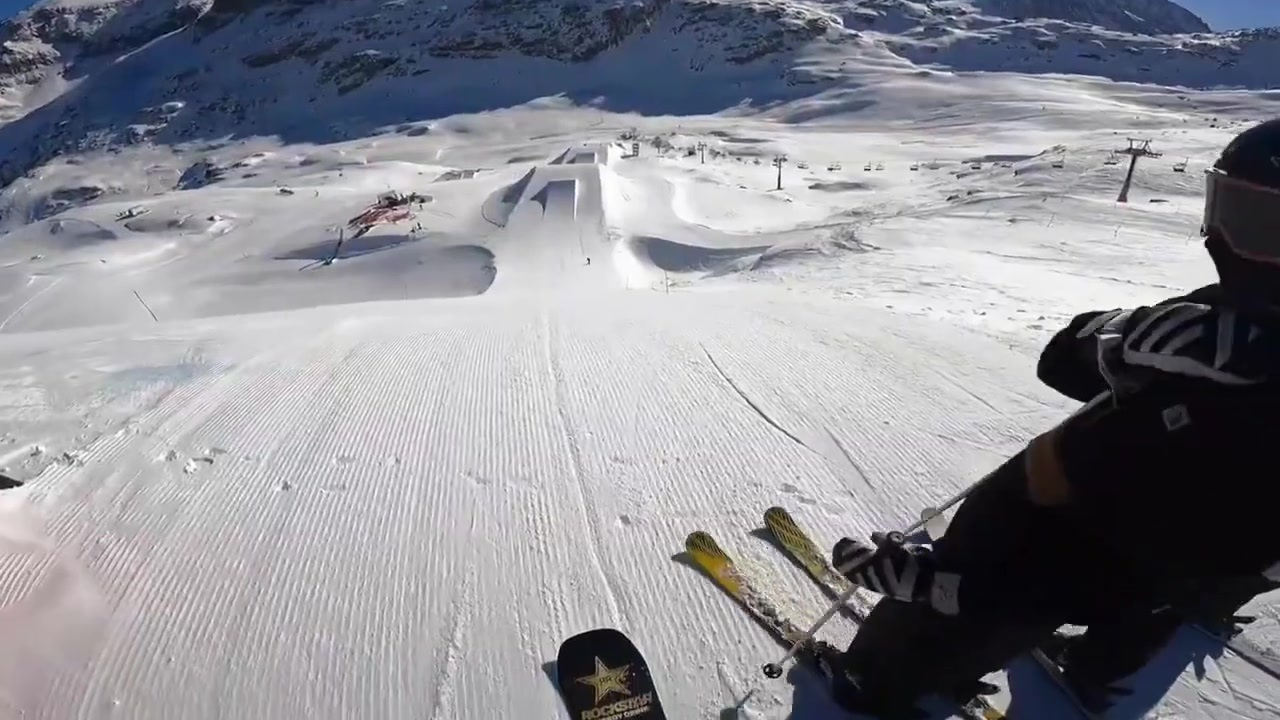 只有滑雪的时候我是自由的!