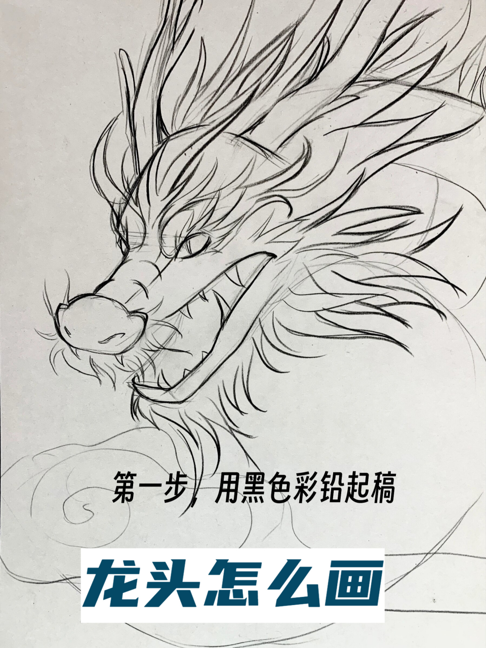 龙头应该展现出一种威严而神秘的气质,使人望而生畏.