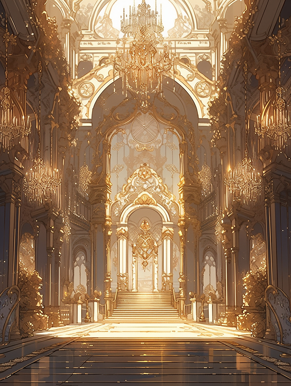 💎  🏛️这款底图以一座宏伟壮丽的宫殿为背景,细腻的线条勾勒