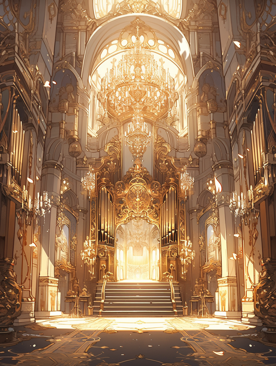 96  9715这款底图以一座宏伟壮丽的宫殿为背