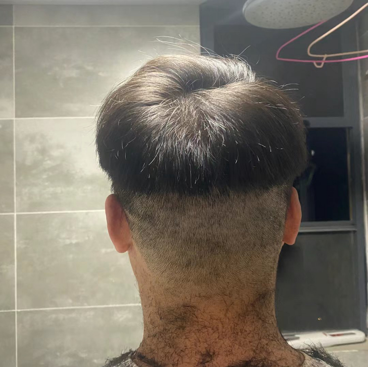 第一次帮老公剃头