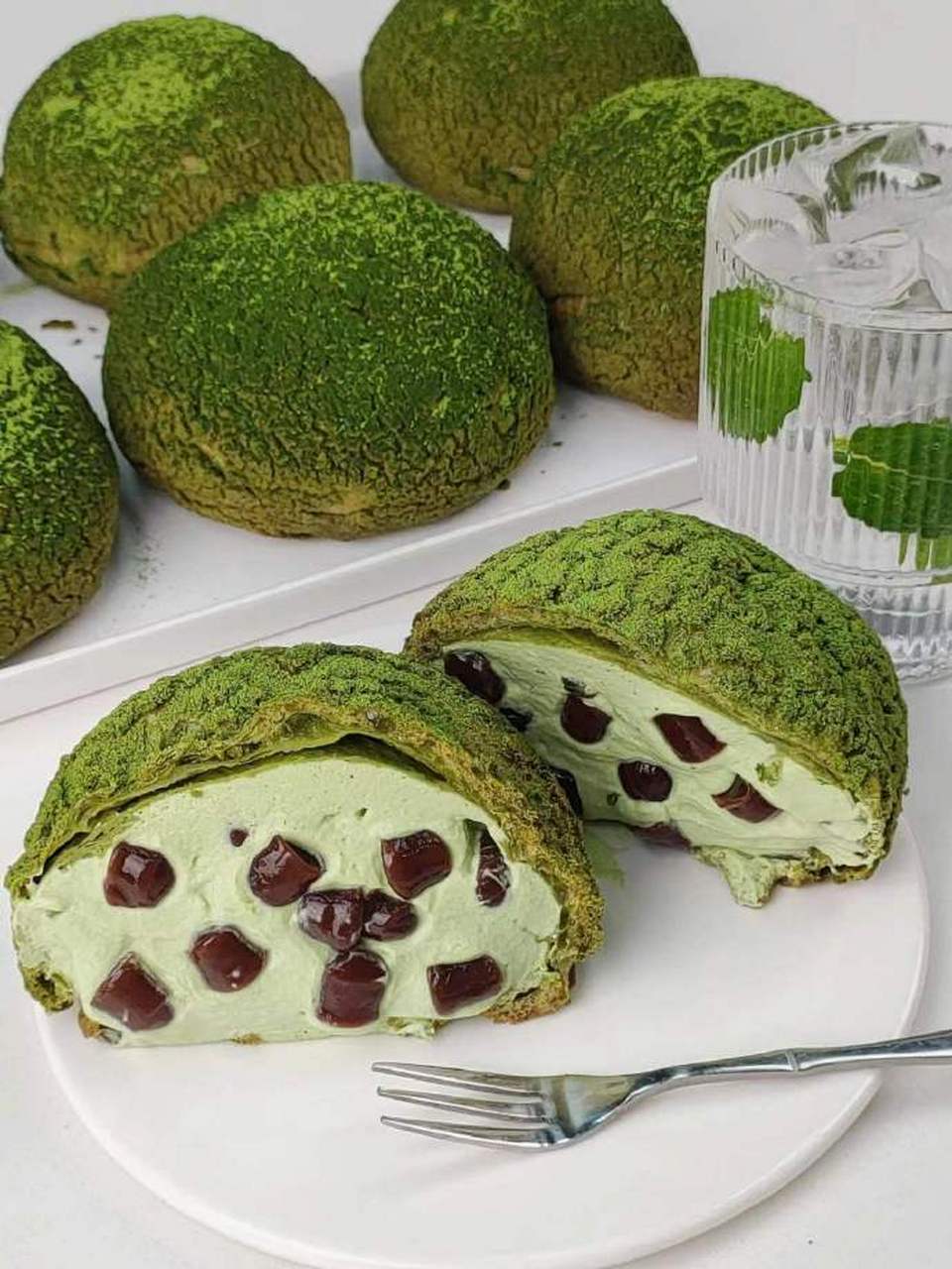 抹茶巧克力啵啵大泡芙 | 太太太好吃啦6015   这次做了一个抹茶