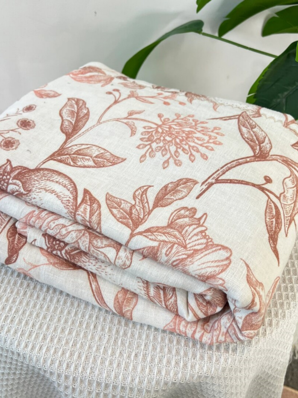 wow~这款美式汉麻印花床单也太美了吧  当我看到这款美式汉麻印花床单