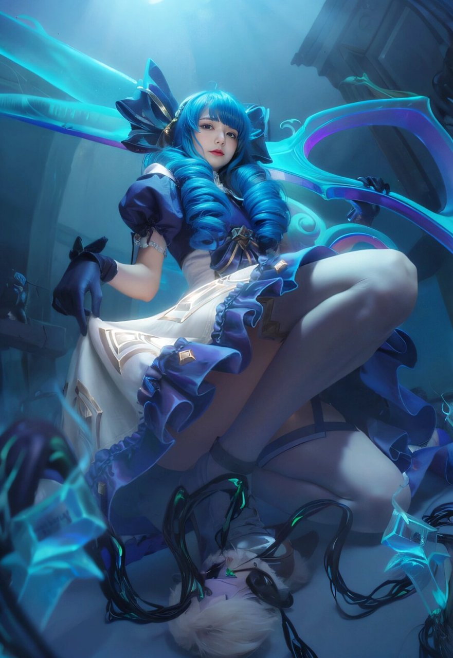 英雄联盟cos原皮灵罗娃娃格温  在这个充满魔法与奇迹的英雄联盟世界