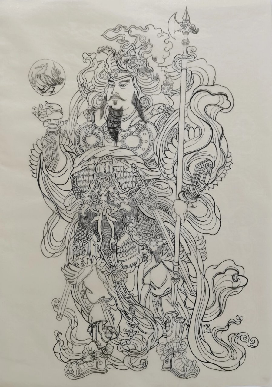 门神,守护着我们的家,也守护着宝宝平安降生