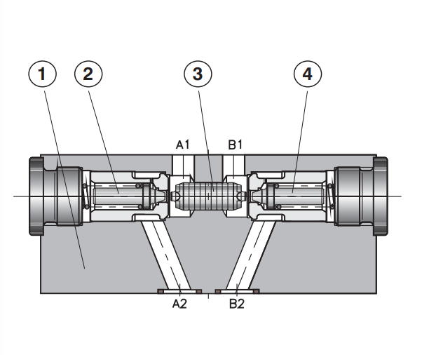 hydropa zah 10 re先导式单向阀