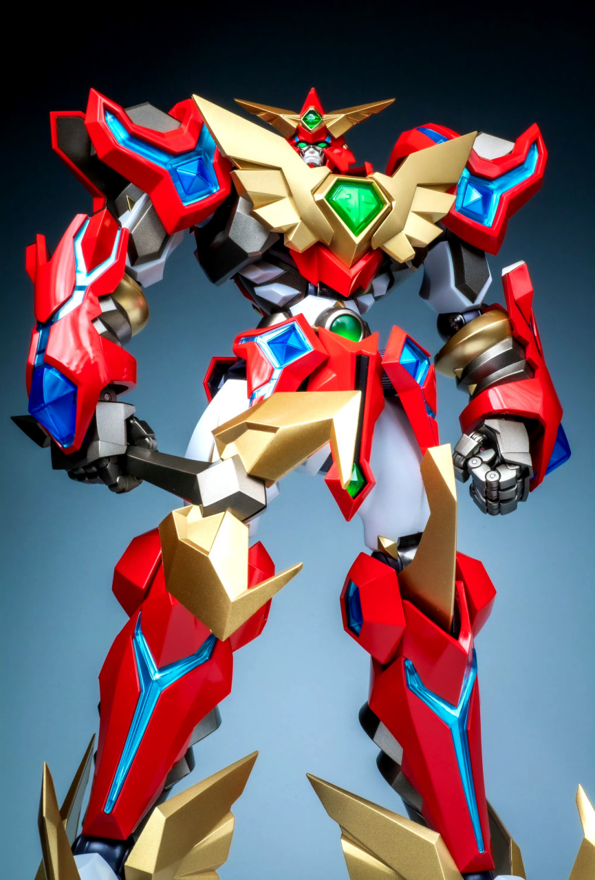 模型欣赏:千值练 riobot 合身凯撒,机体出自动漫《超级机器人大战og》