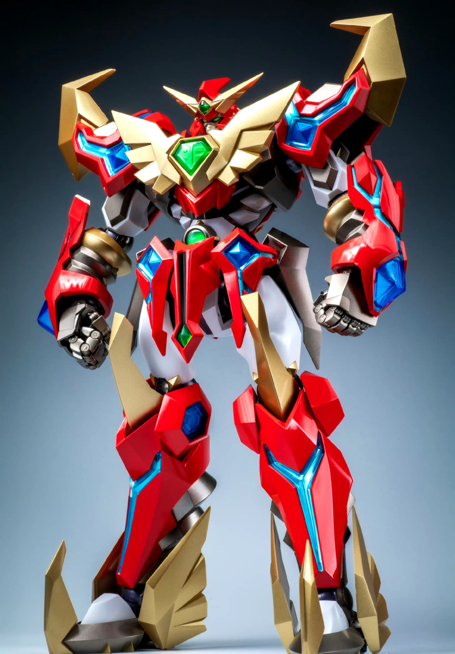 模型欣赏:千值练 riobot 合身凯撒,机体出自动漫《超级机器人大战og》