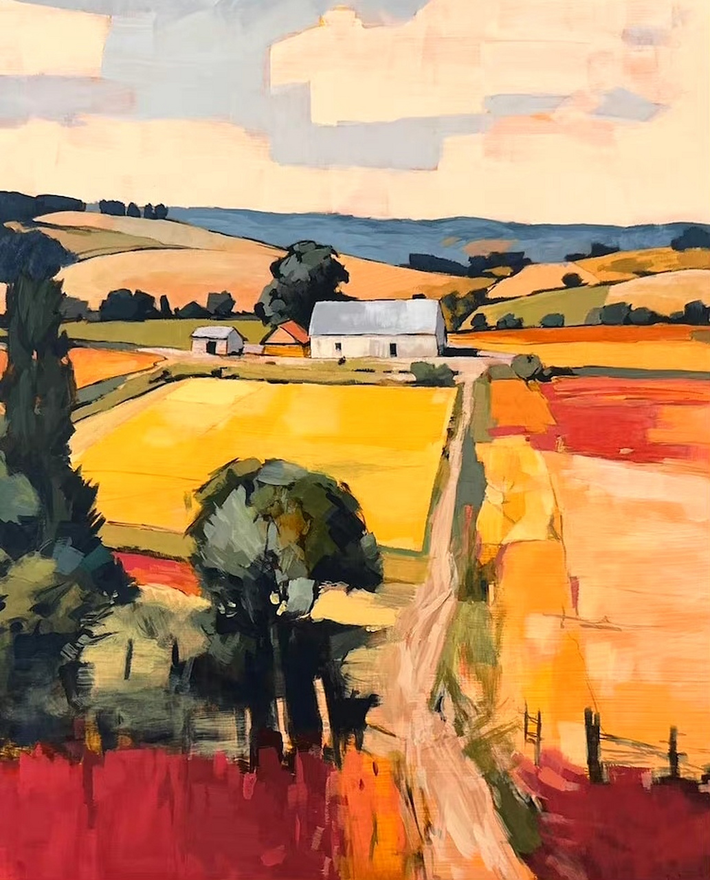 艺术家james musil风景绘画作品欣赏,以其独特的风格捕捉了天空云朵