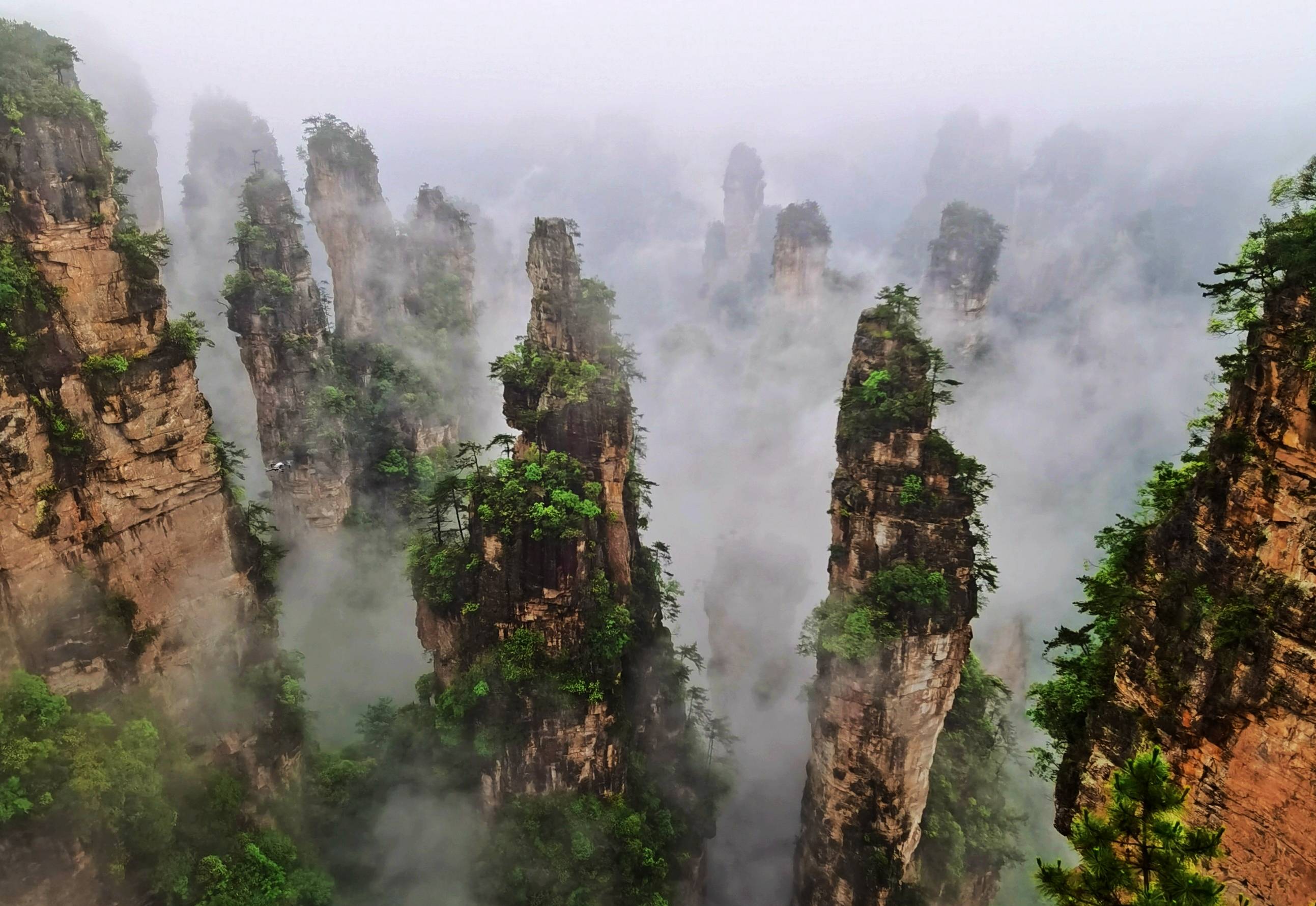 张家界绝美风光:一步一景,美不胜收