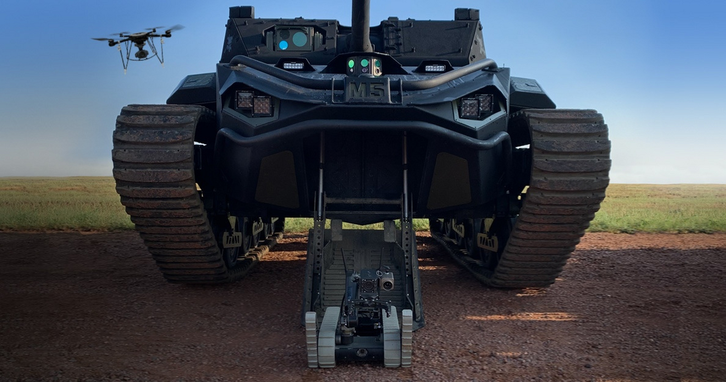 装备欣赏:美国陆军研制的ripsaw m5全电动坦克,该坦克是一种无人自主