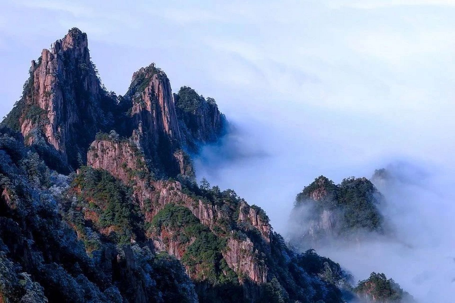 祖国山川美景图图片