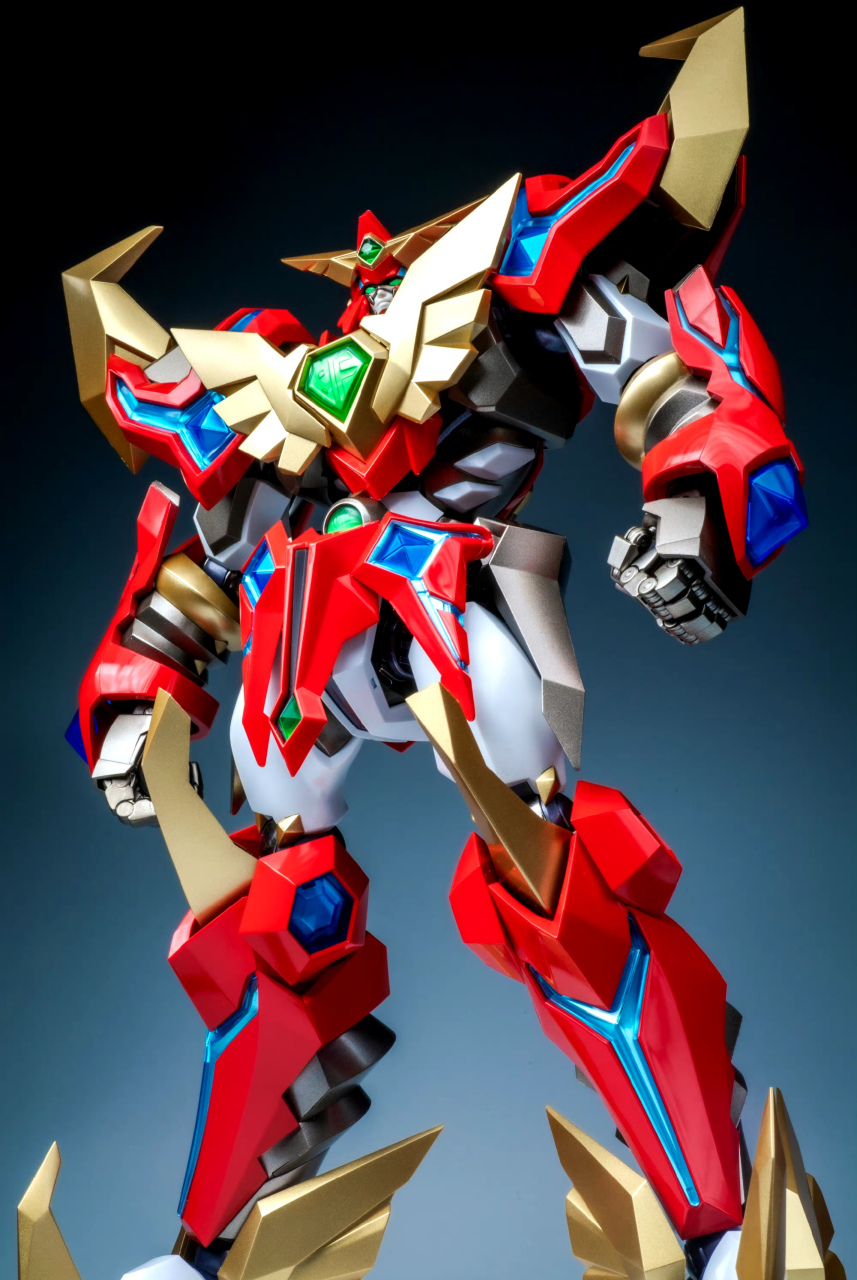 模型欣赏:千值练 riobot 合身凯撒,机体出自动漫《超级机器人大战og》