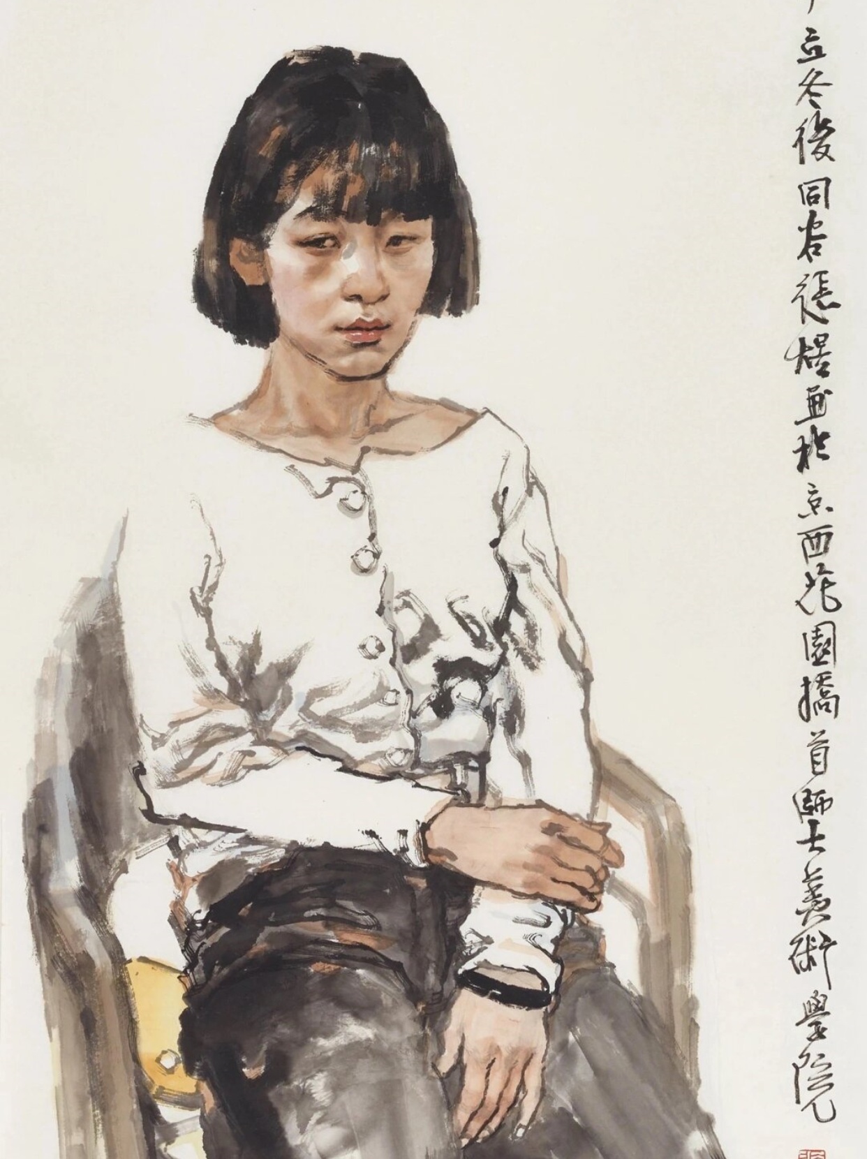 分享:王珂老师水墨人物画作品