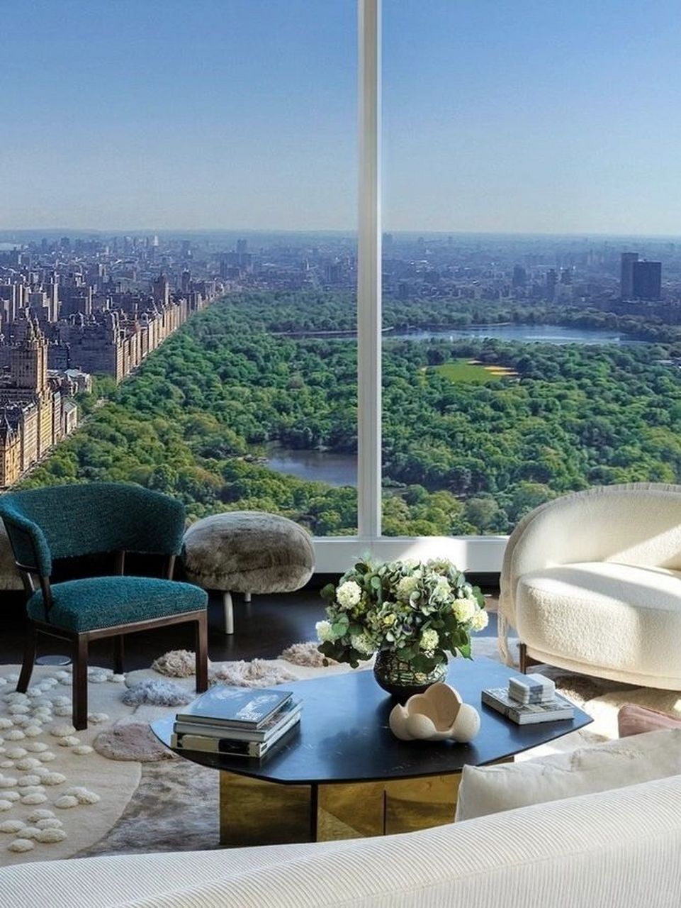 central park 今天小编带大家领略下纽约亿万富豪家的风景吧.