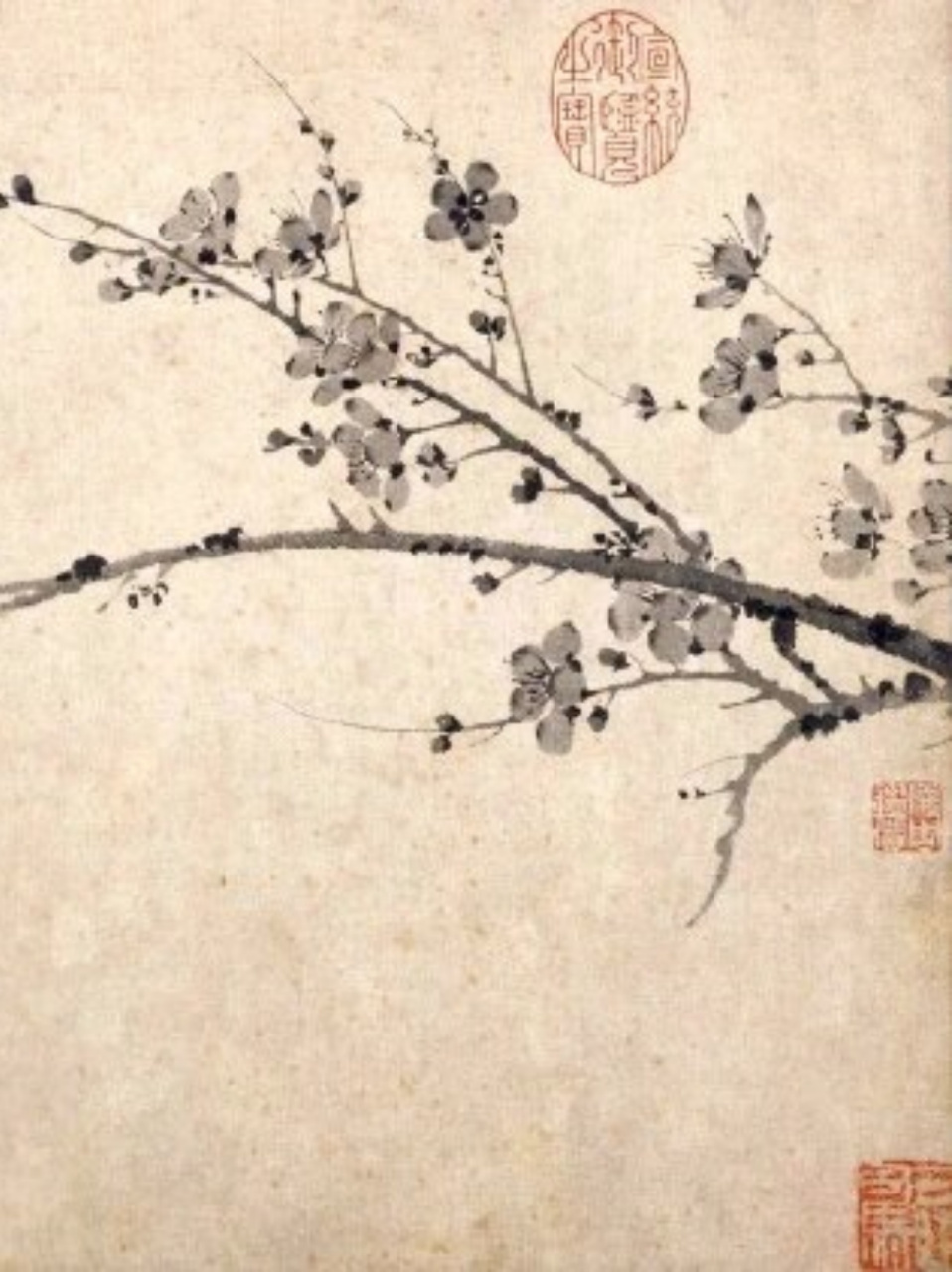 王冕的《墨梅图》真是太美啦!
