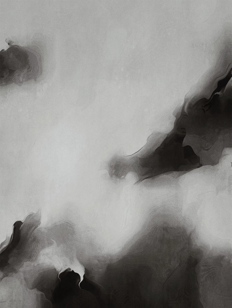 黑白水墨古风封面背景底图素材  这张古风背景图是不是给你的小说封面