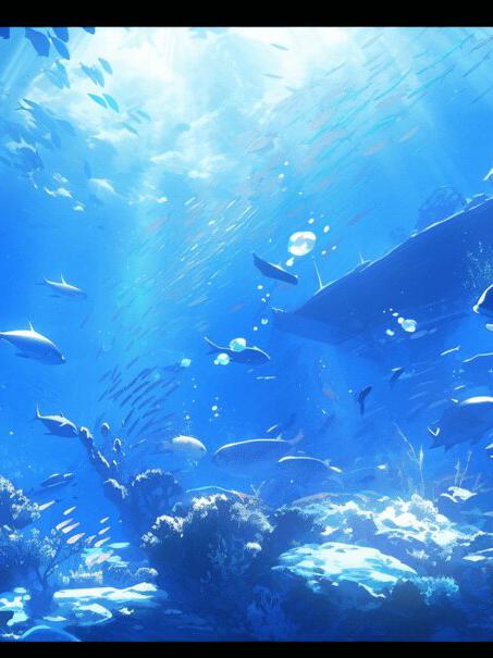 色彩斑斓的珊瑚,如同海底的森林,为众多生物提供了庇护的家园.