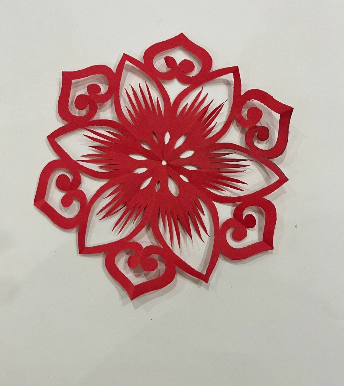 新年窗花剪纸团花剪纸